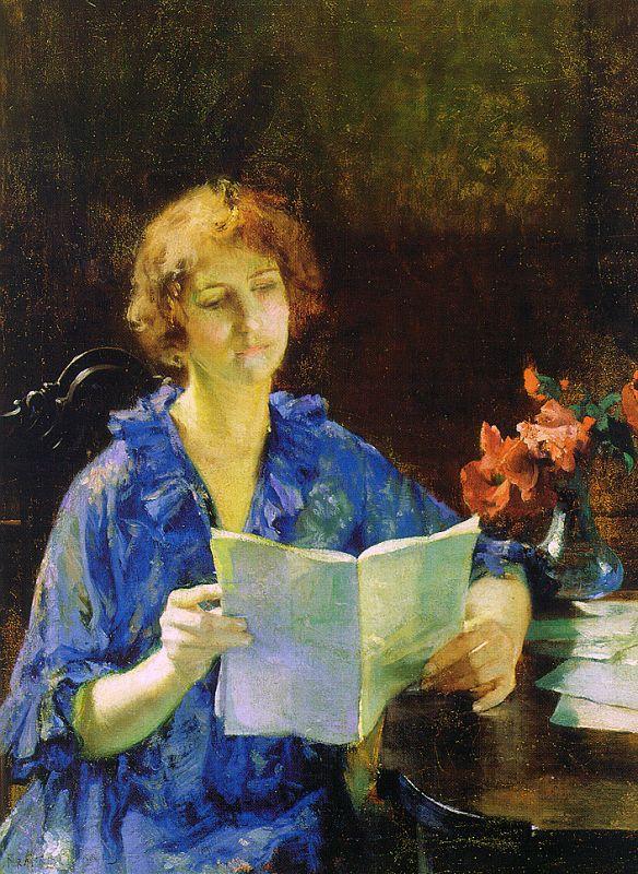 Jones, Francis Coates Woman Reading oil painting picture